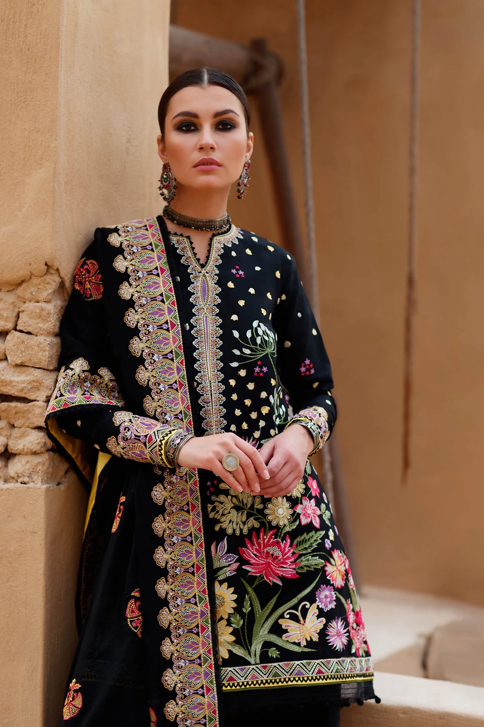 TAVOUS (ZL22-09 A) | Zaha Summer Lawn Collection 2022 | Unstitched Embroidered Lawn Suits
