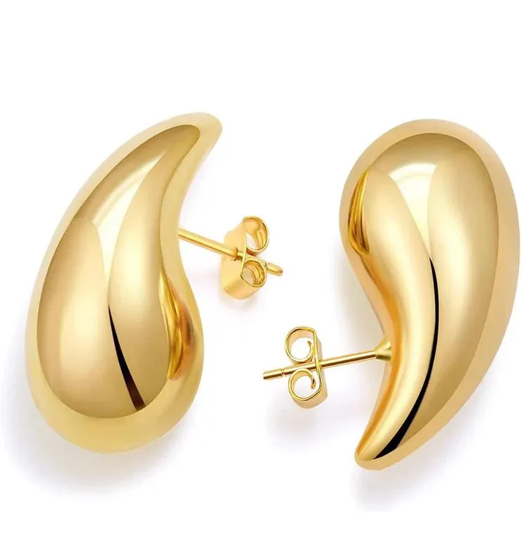 Teardrop Earrings in 14Kt Gold