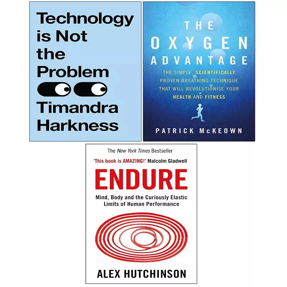 Technology is Not the Problem (HB), Endure, Oxygen Advantage 3 Books Set