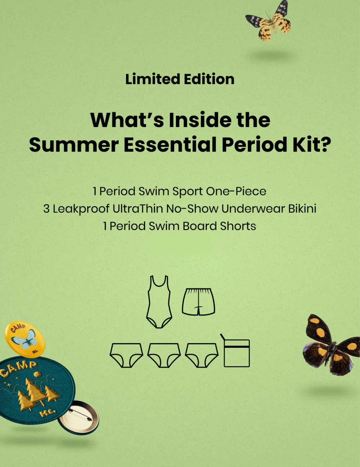 Teen Swim Essentials Period Kit - Bikini