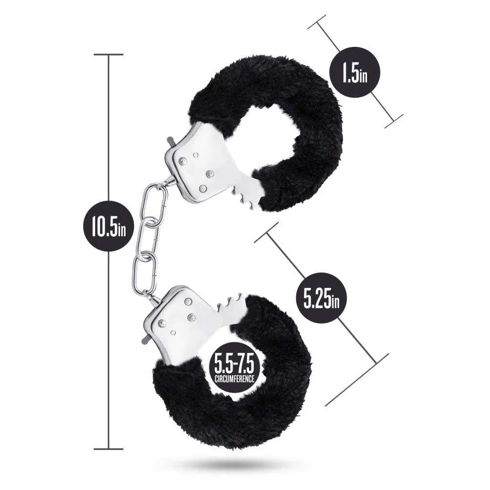 Temptasia Furry Beginner Cuffs with Safety Release and 2 Keys