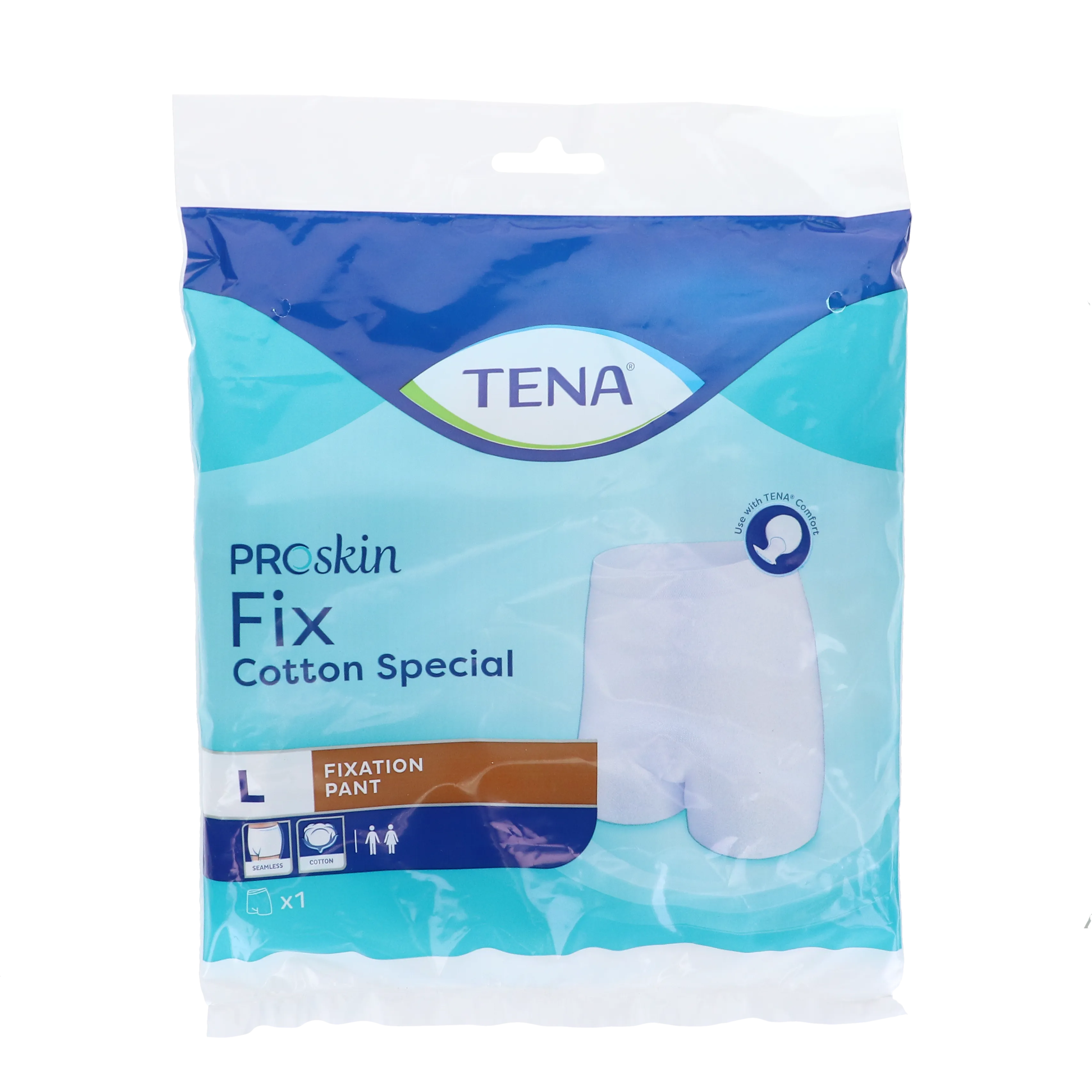 TENA FIX COTTON Special L - Comfortabele Fixatiebroek, 1 stuk
