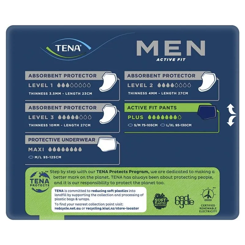 Tena Men Active Fit Pants Plus Large/X-Large