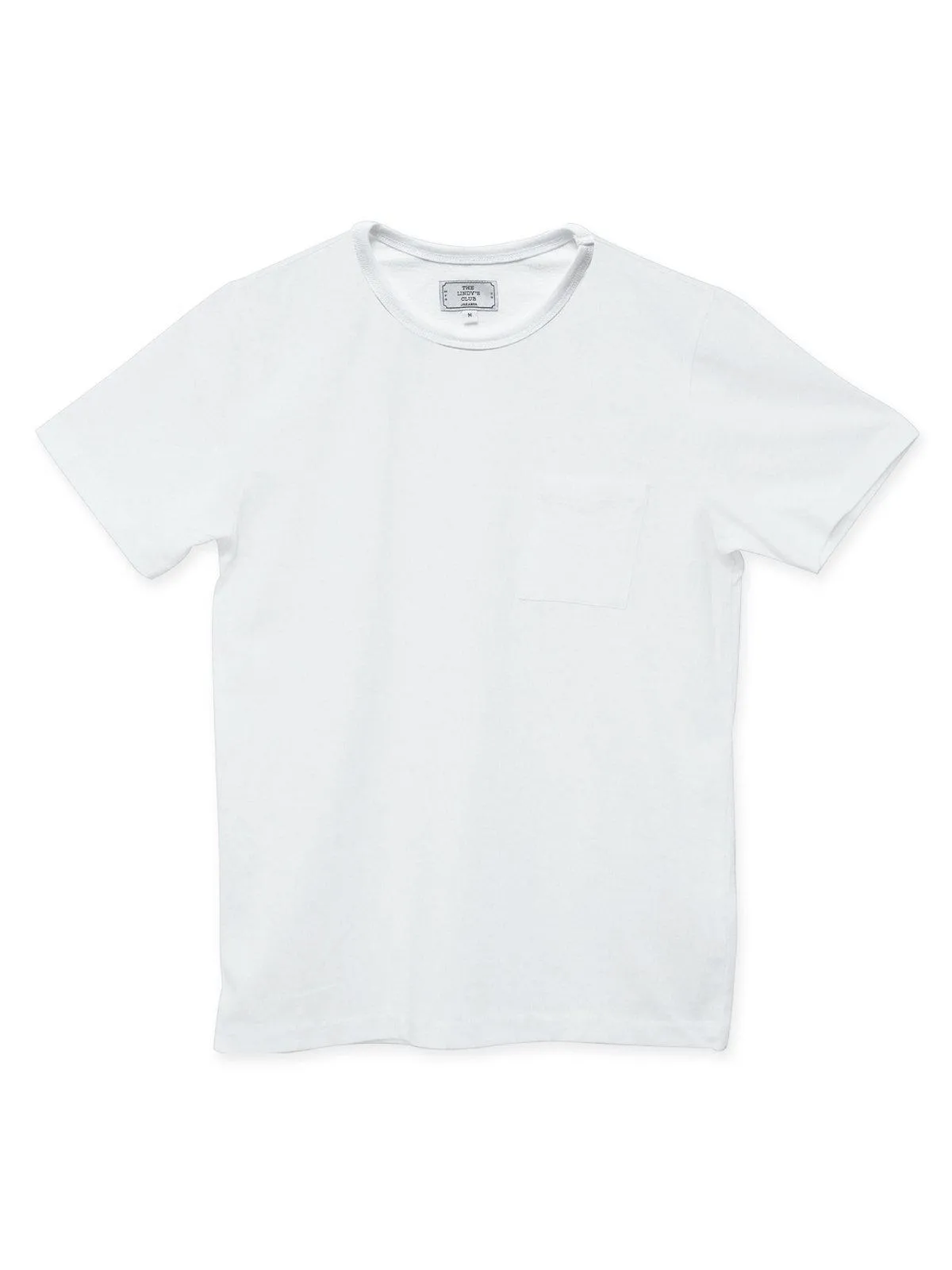 The Lindy's Club White Pocket Tee