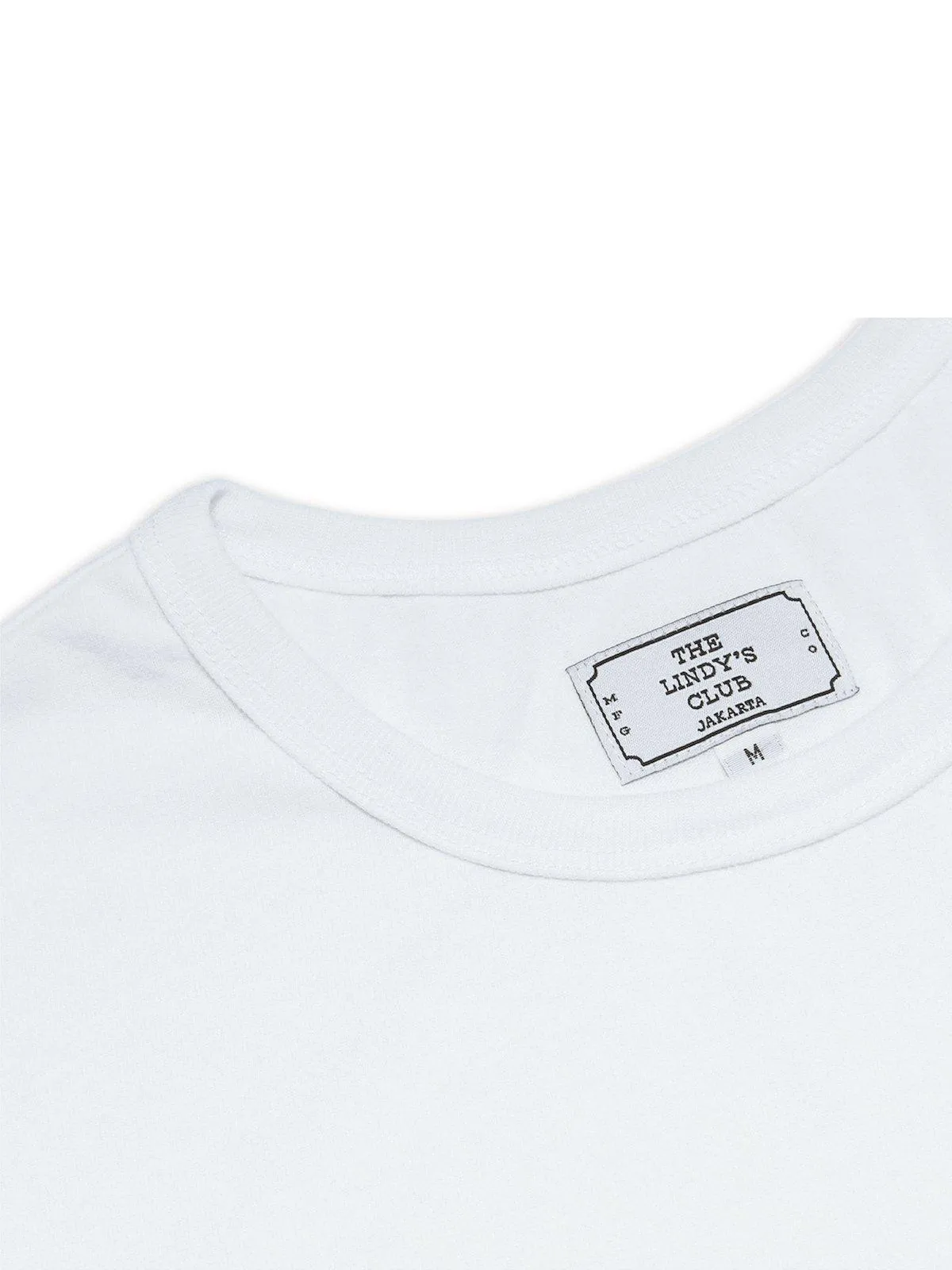 The Lindy's Club White Pocket Tee