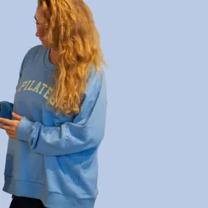 The Pilates Oversized Sweatshirt Summer Sky Blue