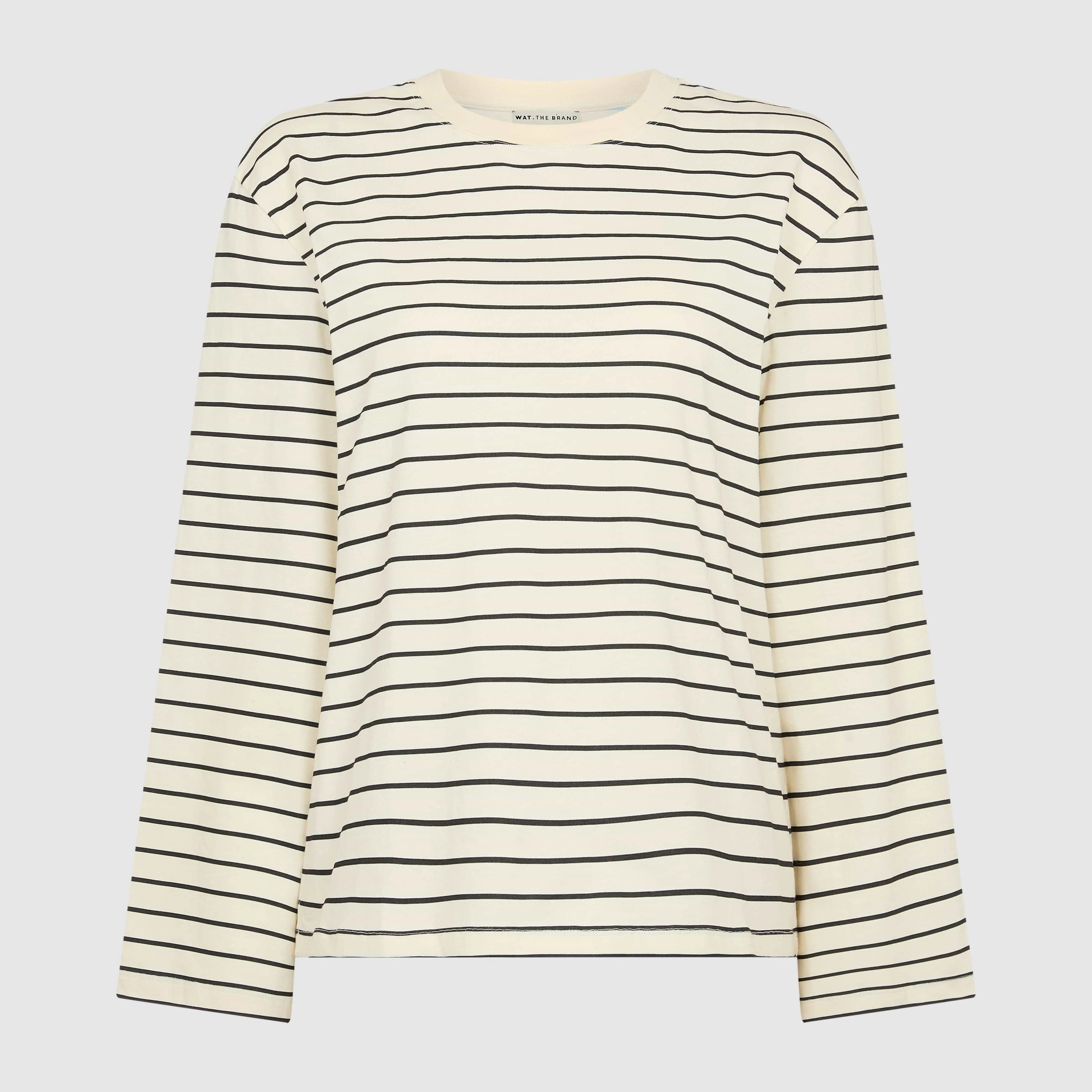 THE ULTIMATE STRIPE TOP - CREAM / BLACK