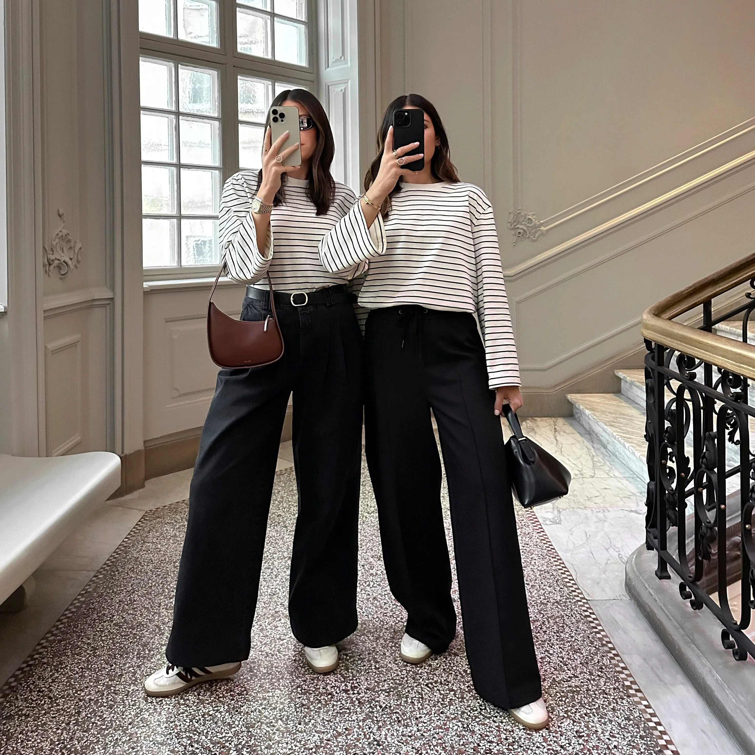 THE ULTIMATE STRIPE TOP - CREAM / BLACK