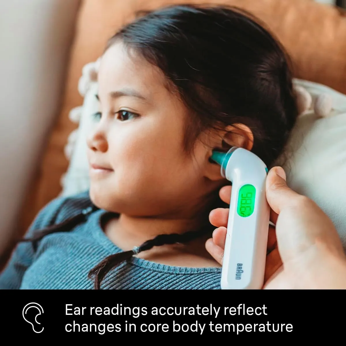 Thermoscan 4 Digital Ear Thermometer, Professional Accuracy with Color Coded and Audio Fever Guidance for Babies, Toddlers, Kids and Adults, FSA and HSA Eligible