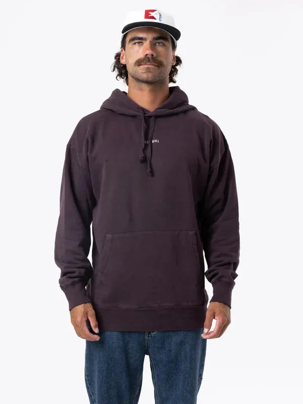 THRILLS MINIMAL THRILLS SLOUCH PULL ON HOOD DEEP PLUM