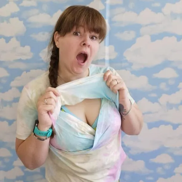 Tie Dye Breastfeeding Top