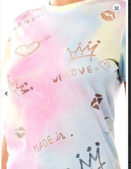 Tie Dye Sleeve Top