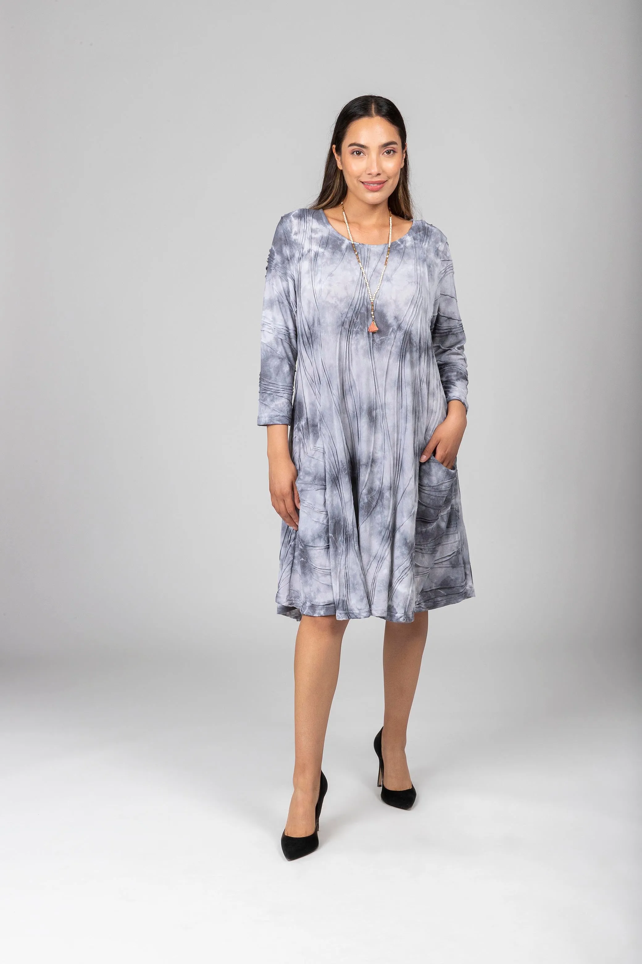 Tie-Dye Stitched Dress