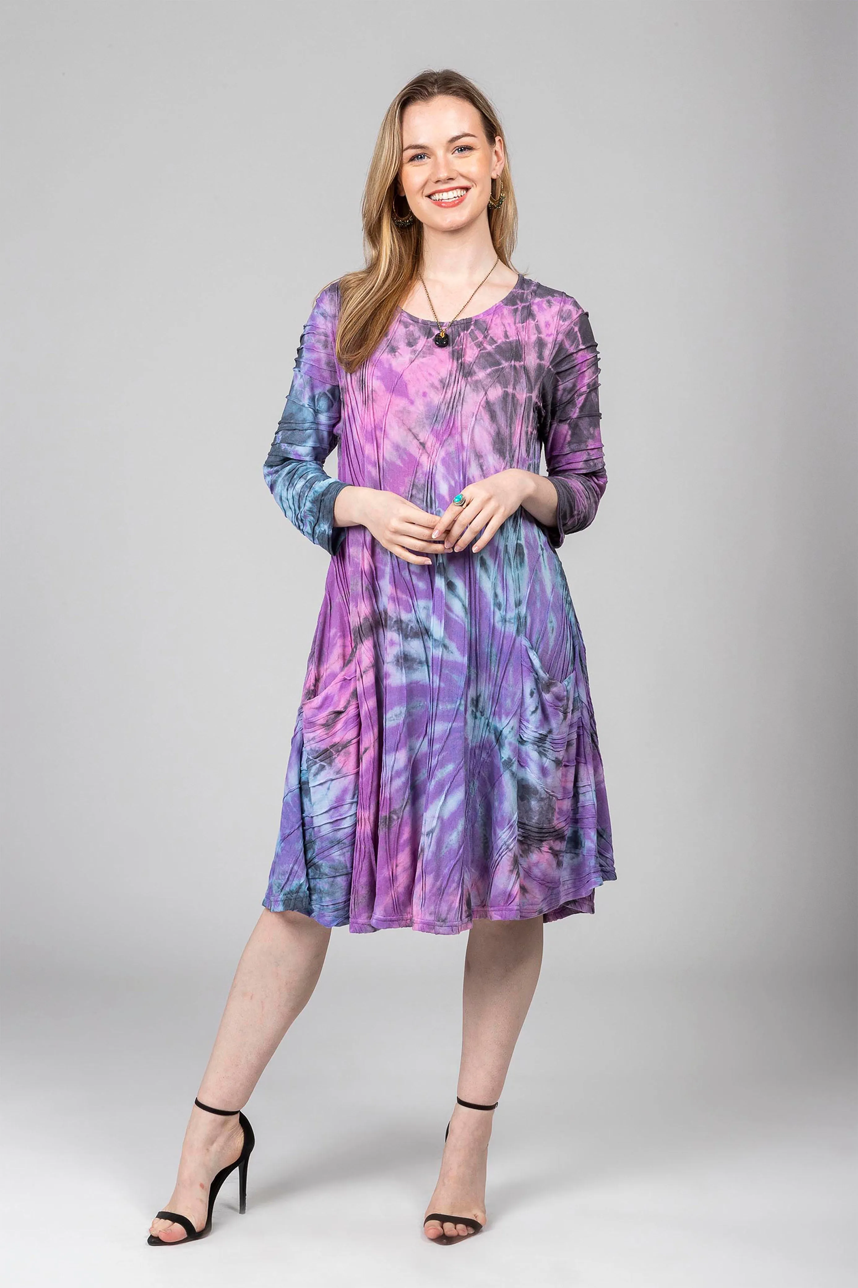 Tie-Dye Stitched Dress