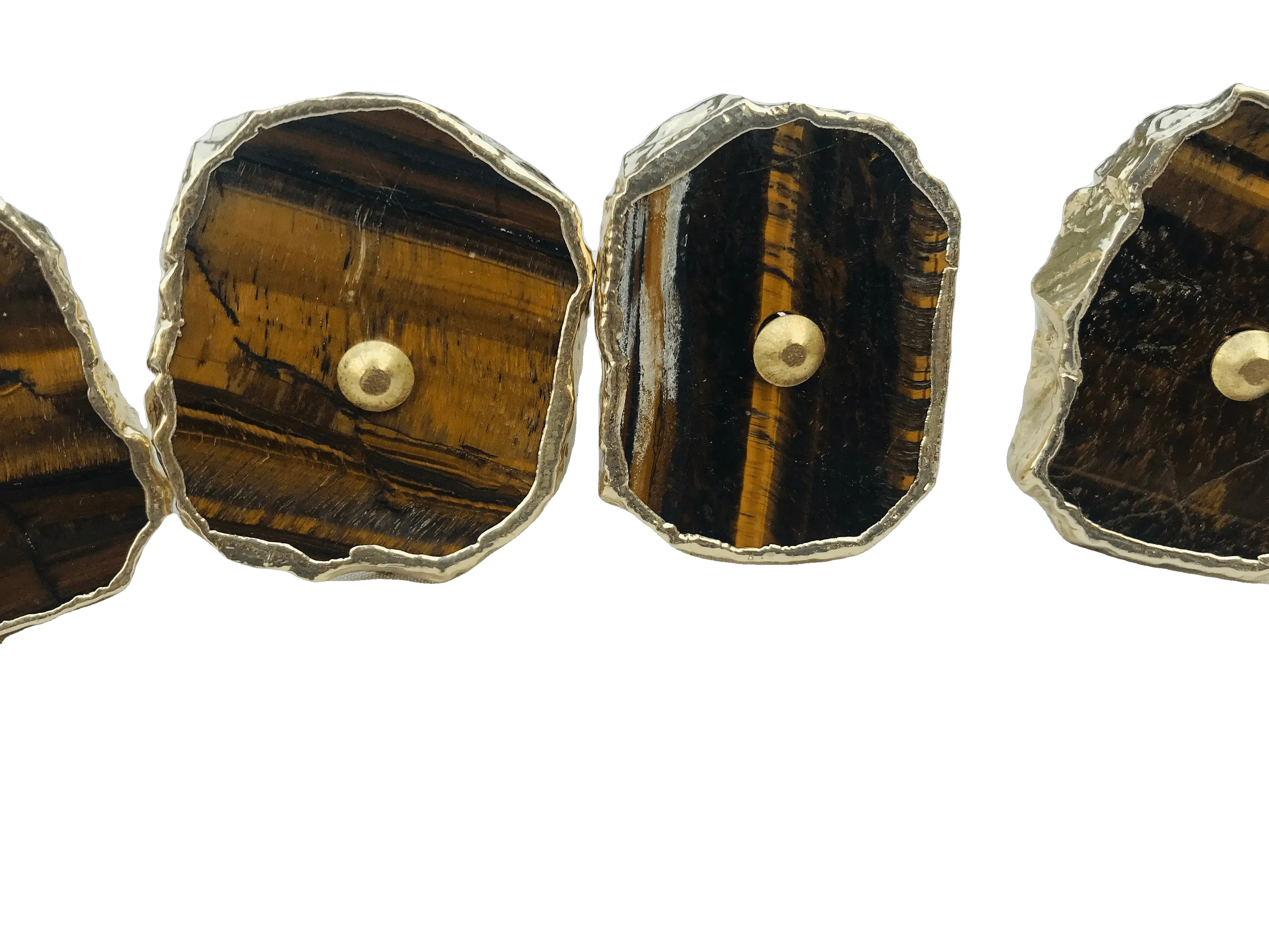 Tiger Quartz Cabinet Door Pull Handle - Set of 6