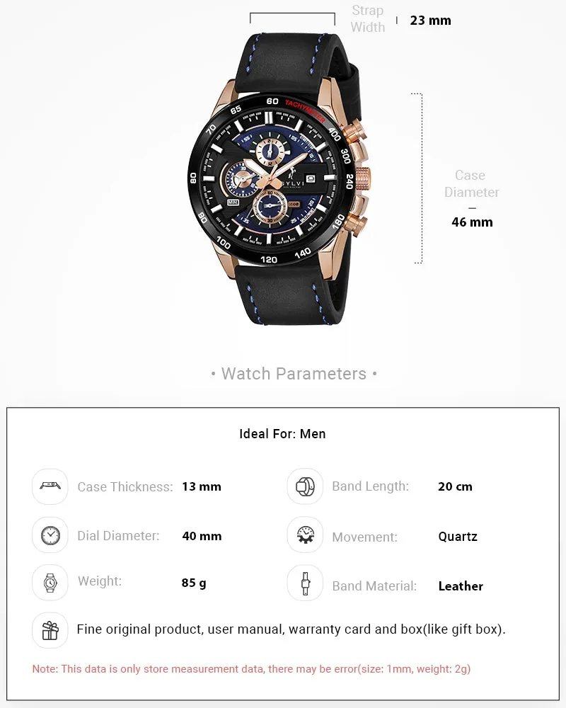 Timegrapher Rose Gold Leather
