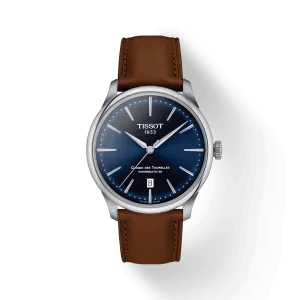 Tissot Chemin des Touelles PowerMatic Clock 80 39mm Blue Automatic Steel T139.807.16.041.00