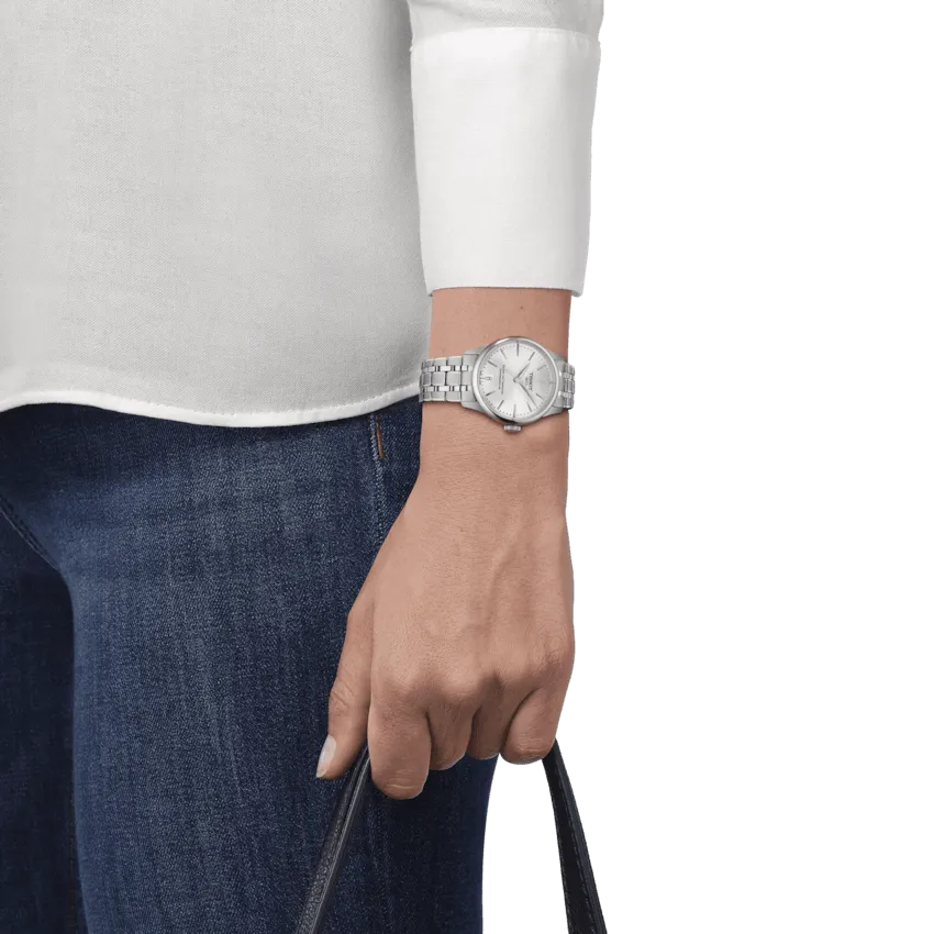 Tissot Chemin des Touelles PowerMitic 80 34mm Automatic Silver Steel T139.207.11.031.00