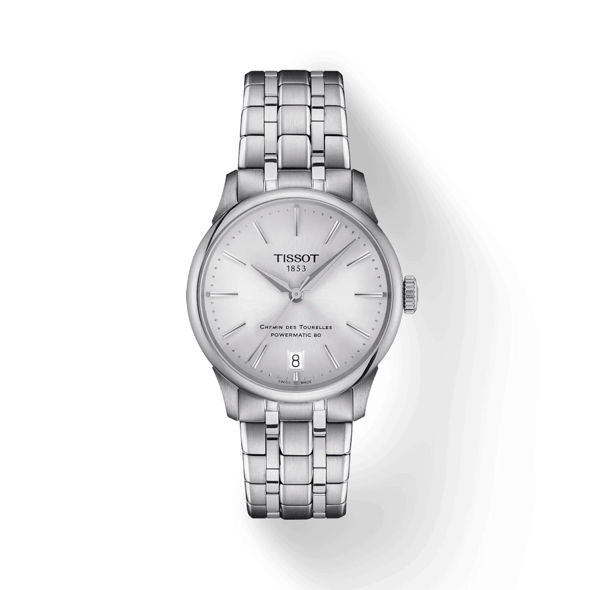 Tissot Chemin des Touelles PowerMitic 80 34mm Automatic Silver Steel T139.207.11.031.00