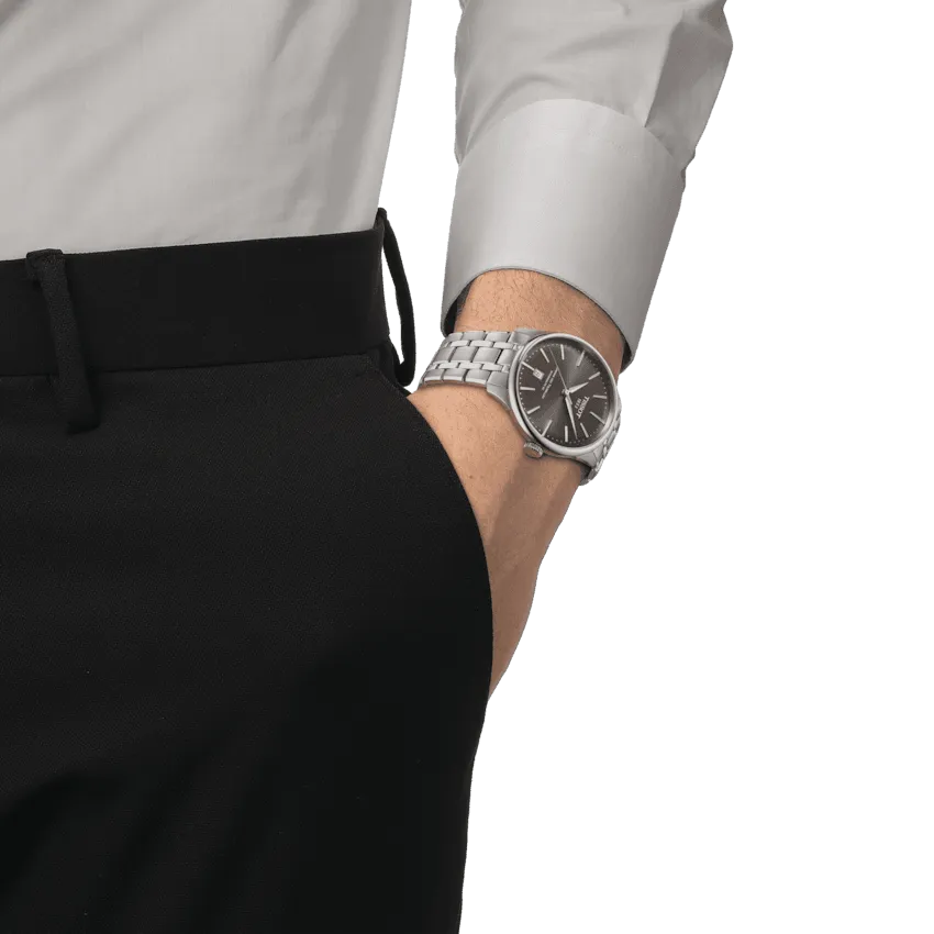 Tissot Chemin des Touelles PowerMitic 80 39mm anthracite Automatic Steel T139.807.11.061.00