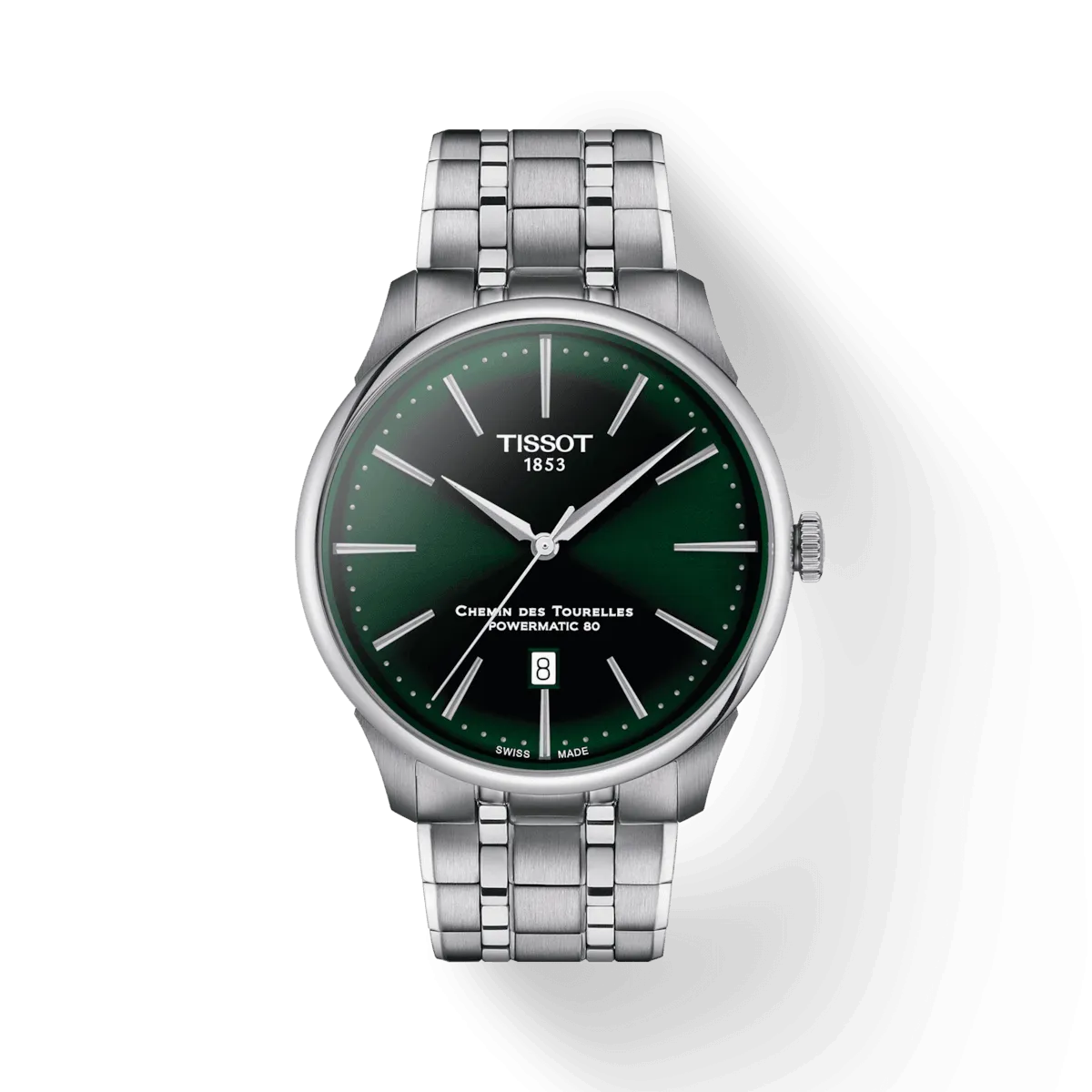 Tissot Chemin des Touelles PowerMitic 80 42mm Green Automatic Steel T139.407.11.091.00