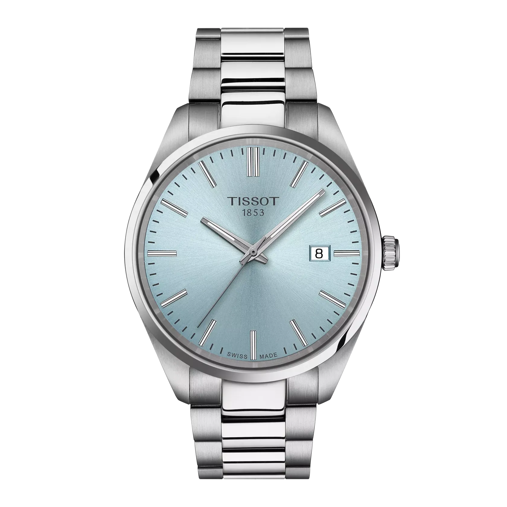 Tissot watch pr 100 40mm blue quartz steel t150.410.11.351.00