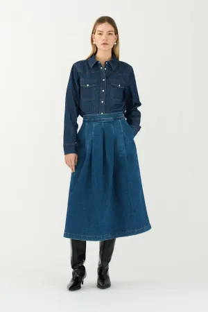TMRW-Ellen Ball Gown Wash Bright Riverside