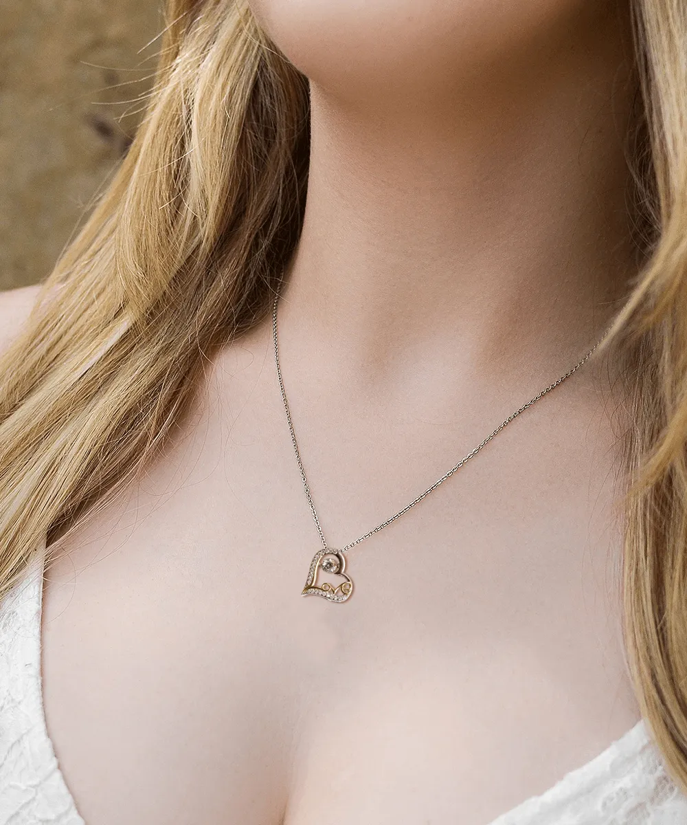To My Beautiful Soulmate I Need You | Love Dancing Necklace