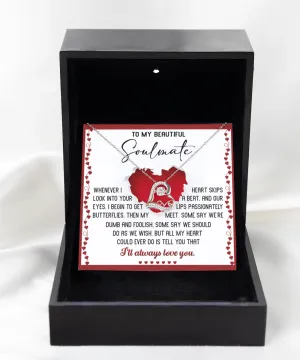 To My Beautiful Soulmate I'll Always Love You | Love Dancing Necklace