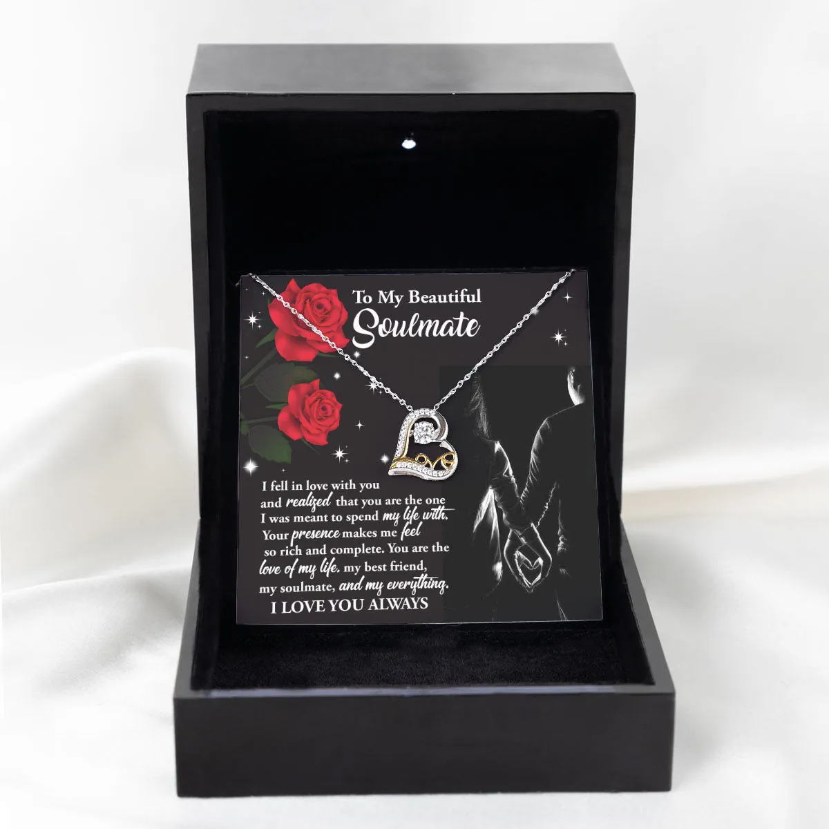 To My Beautiful Soulmate So Rich And Complete | Love Dancing Necklace