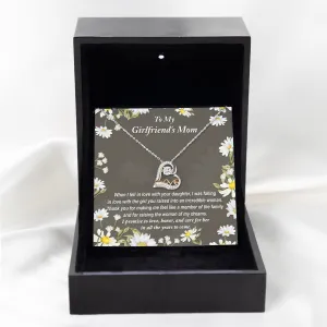 To My Girlfriend's Mom Love Honor And Care | Love Dancing Necklace