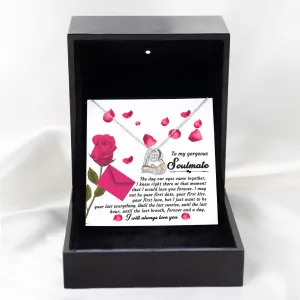 To My Gorgeous Soulmate Until The Last Breath | Love Dancing Necklace