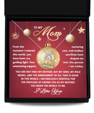 To My Mom You Are My Role Model | Love Dancing Pendant Necklace