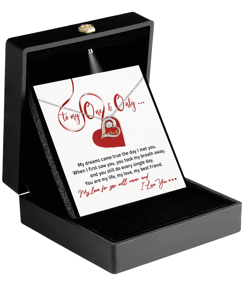 To My One & Only Soulmate | Love Dancing Necklace
