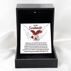 To My Soulmate I Vow To Be Your Sunshine | Love Dancing Necklace