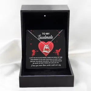 To My Soulmate I Was Drawn To You | Love Dancing Necklace