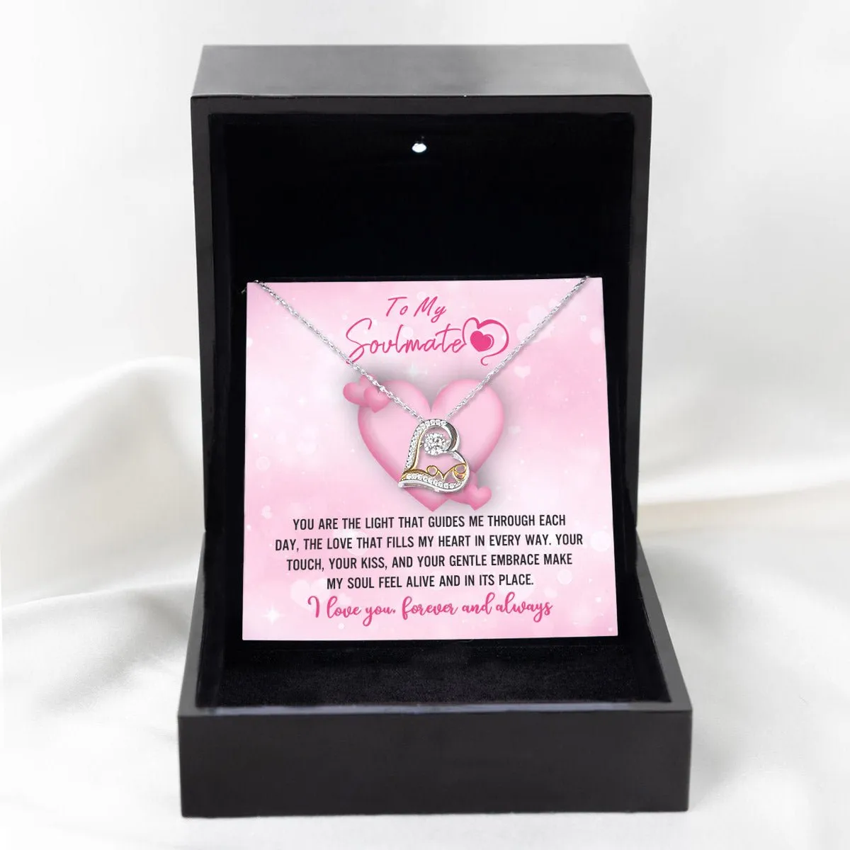 To My Soulmate Make My Soul Feel Alive | Love Dancing Necklace