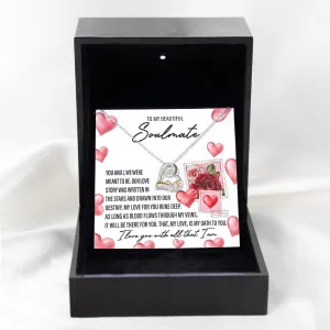 To My Soulmate We Were Meant To Be | Love Dancing Necklace