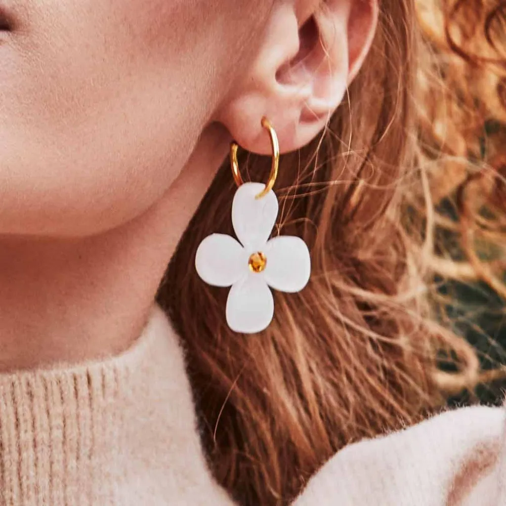 Toolally Daisy Hoop Earrings