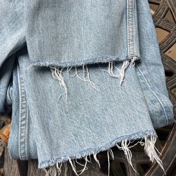 Topshop • STRAIGHT FIT Cropped Jeans Relaxed Fit