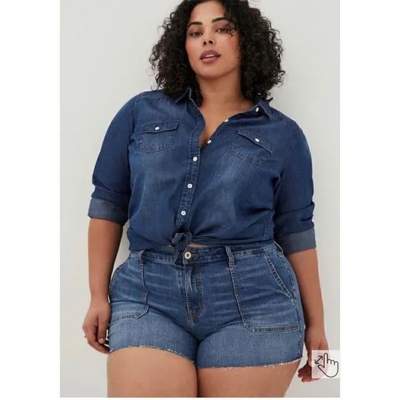 TORRID 3.5” STRETCH HIGH-RISE SHORT SZ 20