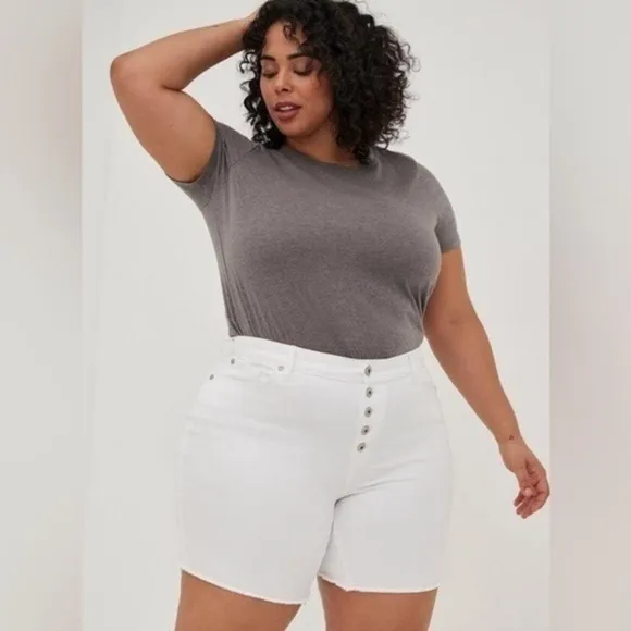 Torrid Bermuda Vintage Stretch High-Rise Short