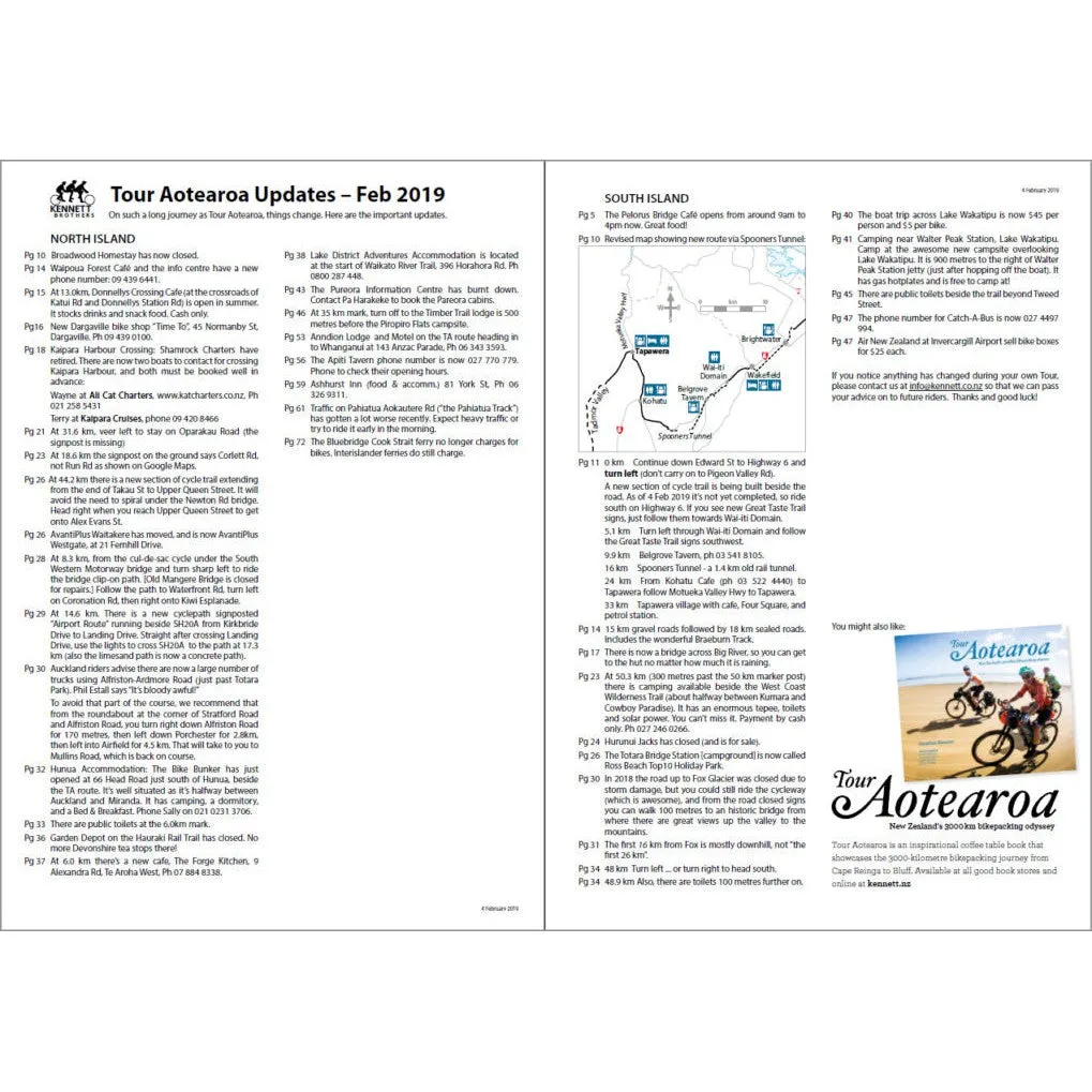 Tour Aotearoa Official Guide Book
