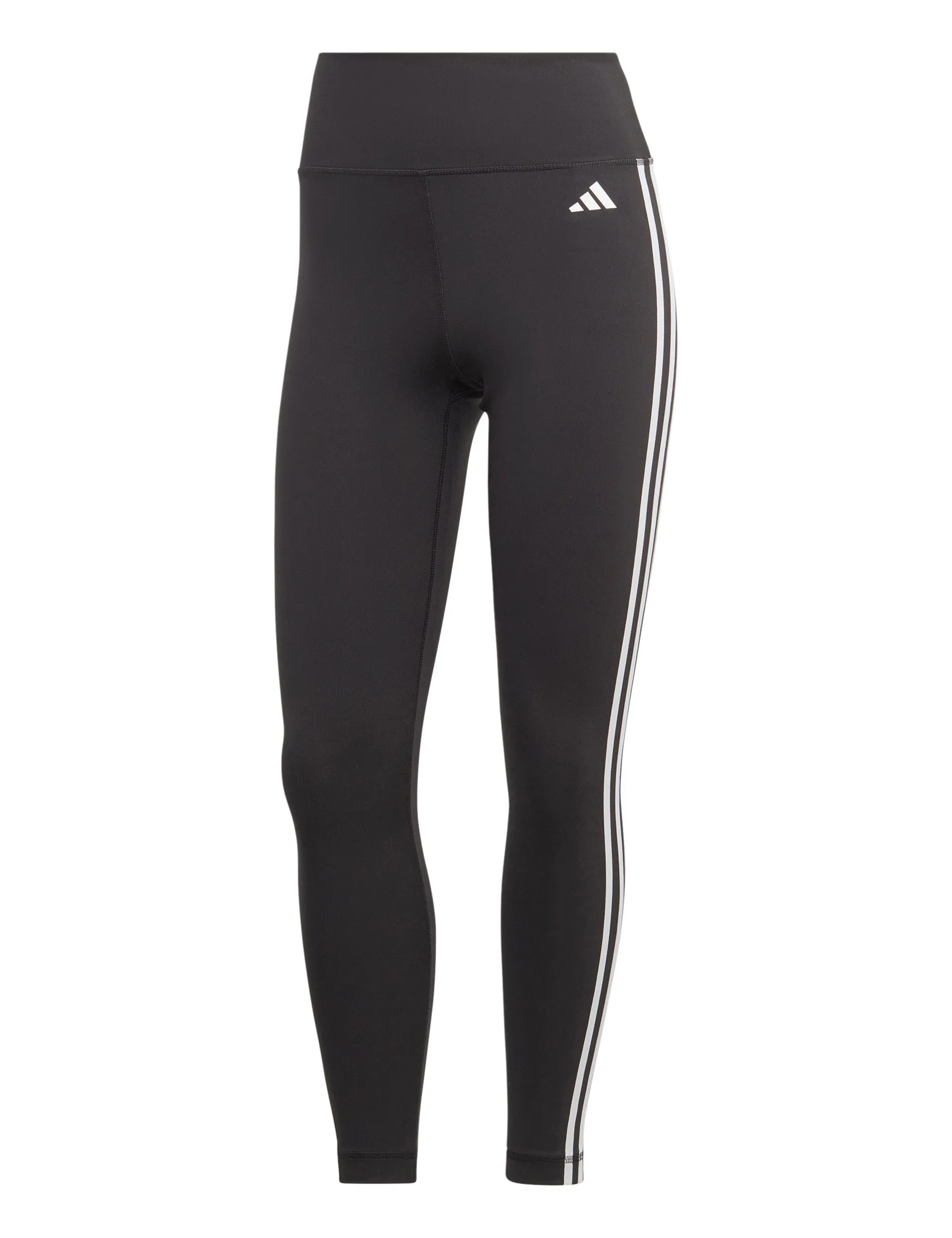 Train Essentials 3-Stripes High Waisted 7/8 Leggings - Black