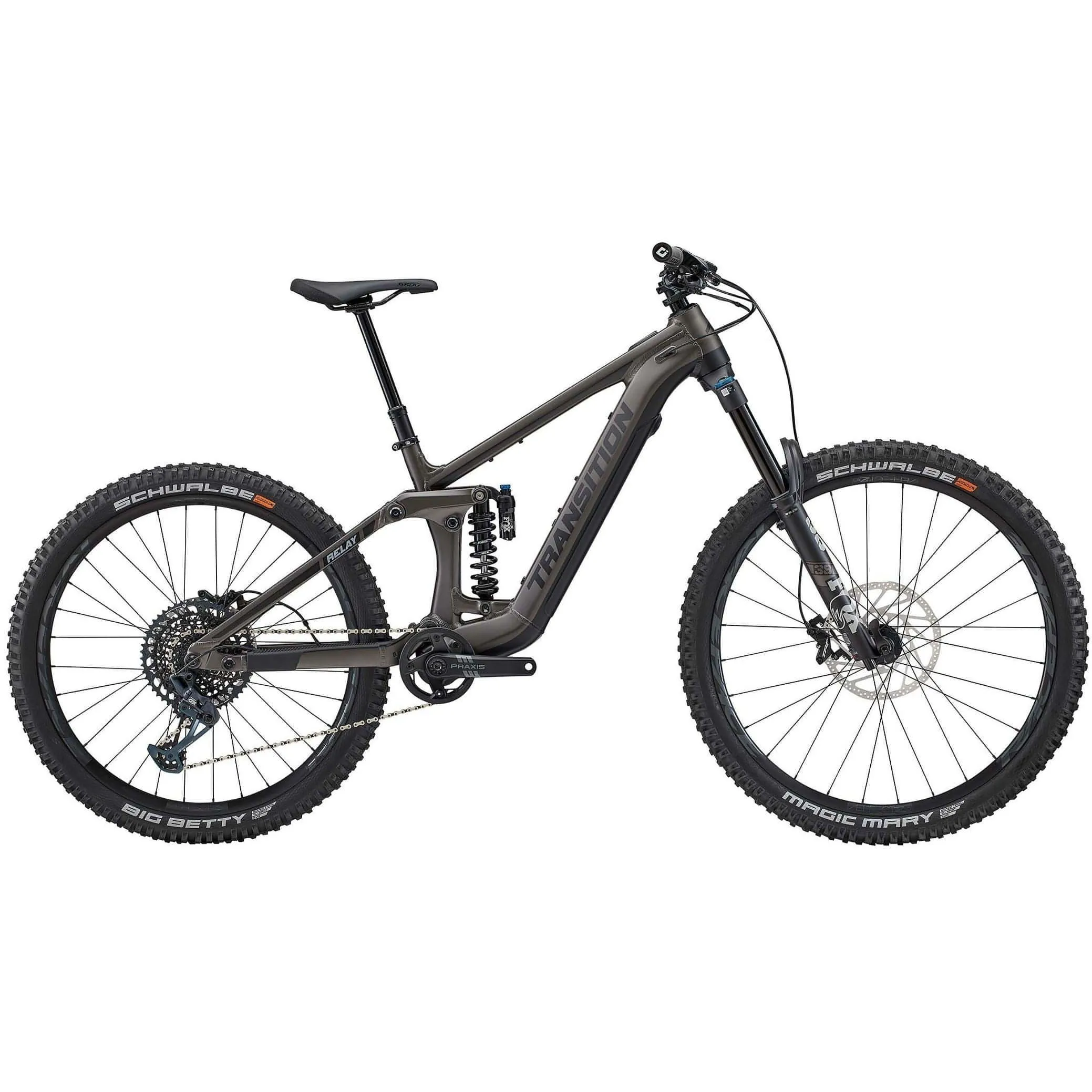 Transition Relay PNW GX Alloy Electric Mountain Bike 2024 - Oxide Grey