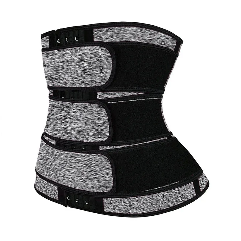 Triple Belt Women's Waist Trainer - Tummy Control Shapewear for Postpartum Recovery and Slimming