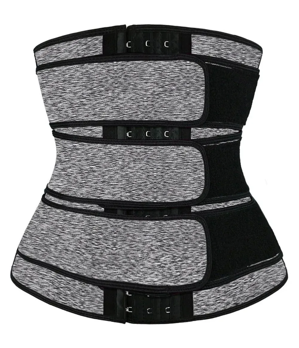 Triple Belt Women's Waist Trainer - Tummy Control Shapewear for Postpartum Recovery and Slimming