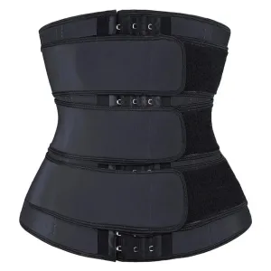 Triple Belt Women's Waist Trainer - Tummy Control Shapewear for Postpartum Recovery and Slimming