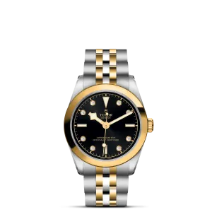 TUDOR Black Bay S&G 31mm Case, Anthracite Dial, Steel & Yellow Gold Strap (M79603-0006)