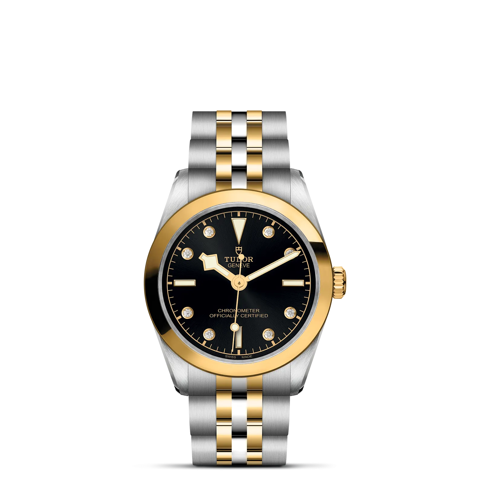 TUDOR Black Bay S&G 31mm Case, Anthracite Dial, Steel & Yellow Gold Strap (M79603-0006)